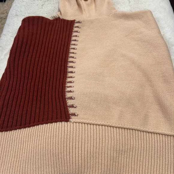 Y2K Colorblock Hooded Sweater - Picture 2 of 3